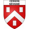 Cesson-Sévigné 35 ville Stickers blason autocollant adhésif