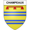 Champeaux 35 ville Stickers blason autocollant adhésif