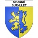 Stickers coat of arms Bazas adhesive sticker