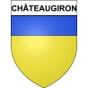Châteaugiron 35 ville Stickers blason autocollant adhésif