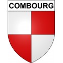 Combourg 35 ville Stickers blason autocollant adhésif