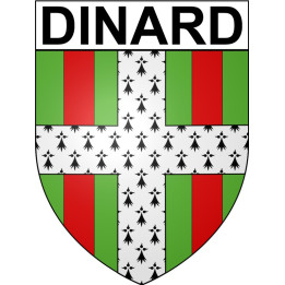 Dinard 35 ville Stickers blason autocollant adhésif