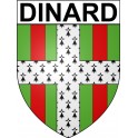 Dinard 35 ville Stickers blason autocollant adhésif