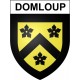 Domloup 35 ville Stickers blason autocollant adhésif