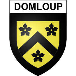 Domloup 35 ville Stickers blason autocollant adhésif