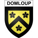Domloup 35 ville Stickers blason autocollant adhésif