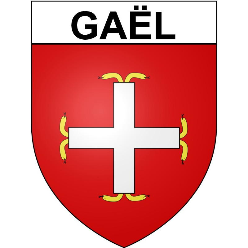 Stickers coat of arms Bazas adhesive sticker