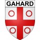 Gahard 35 ville Stickers blason autocollant adhésif