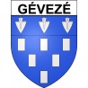 Gévezé 35 ville Stickers blason autocollant adhésif