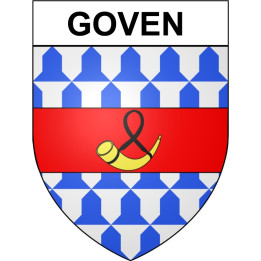 Goven 35 ville Stickers blason autocollant adhésif