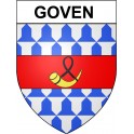 Bazas Sticker wappen, gelsenkirchen, augsburg, klebender aufkleber