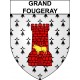 Grand-Fougeray 35 ville Stickers blason autocollant adhésif