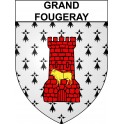 Grand-Fougeray 35 ville Stickers blason autocollant adhésif