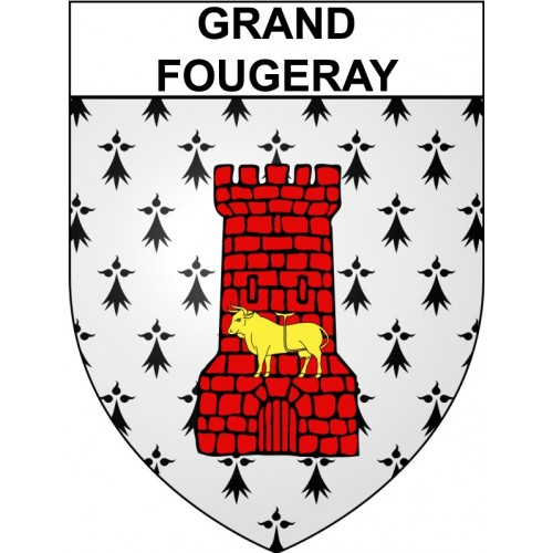 Pegatinas escudo de armas de Bazas adhesivo de la etiqueta engomada