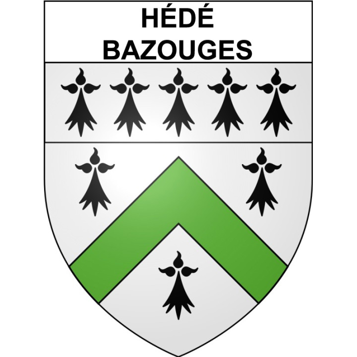 Stickers coat of arms Bazas adhesive sticker