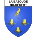 La-Bazouge-du-Désert 35 ville Stickers blason autocollant adhésif