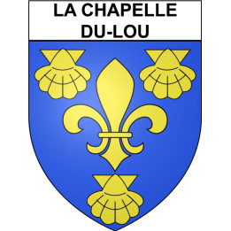 La Chapelle-du-Lou 35 ville Stickers blason autocollant adhésif