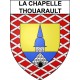 La Chapelle-Thouarault 35 ville Stickers blason autocollant adhésif