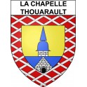 La Chapelle-Thouarault 35 ville Stickers blason autocollant adhésif