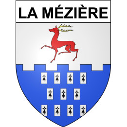 Stickers coat of arms Bazas adhesive sticker