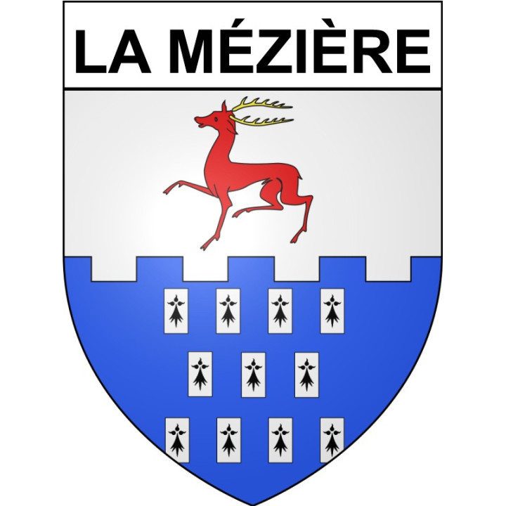 Stickers coat of arms Bazas adhesive sticker