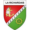 La Richardais 35 ville Stickers blason autocollant adhésif