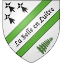 La Selle-en-Luitré 35 ville Stickers blason autocollant adhésif