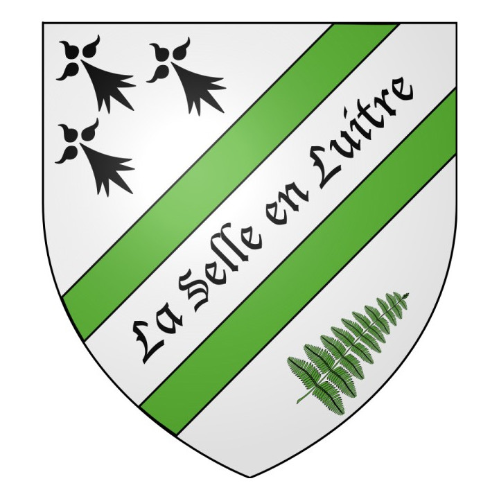 Stickers coat of arms Bazas adhesive sticker
