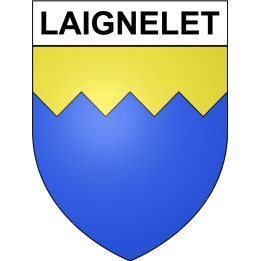 Laignelet 35 ville Stickers blason autocollant adhésif