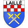 Bazas Sticker wappen, gelsenkirchen, augsburg, klebender aufkleber