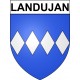 Stickers coat of arms Bazas adhesive sticker