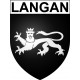 Stickers coat of arms Bazas adhesive sticker