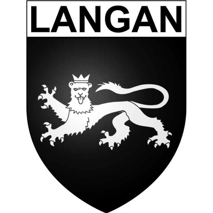 Stickers coat of arms Bazas adhesive sticker