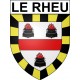 Le Rheu 35 ville Stickers blason autocollant adhésif