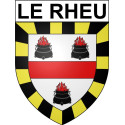 Stickers coat of arms Bazas adhesive sticker