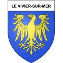 Le Vivier-sur-Mer 35 ville Stickers blason autocollant adhésif