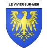 Le Vivier-sur-Mer 35 ville Stickers blason autocollant adhésif