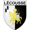Lécousse 35 ville Stickers blason autocollant adhésif