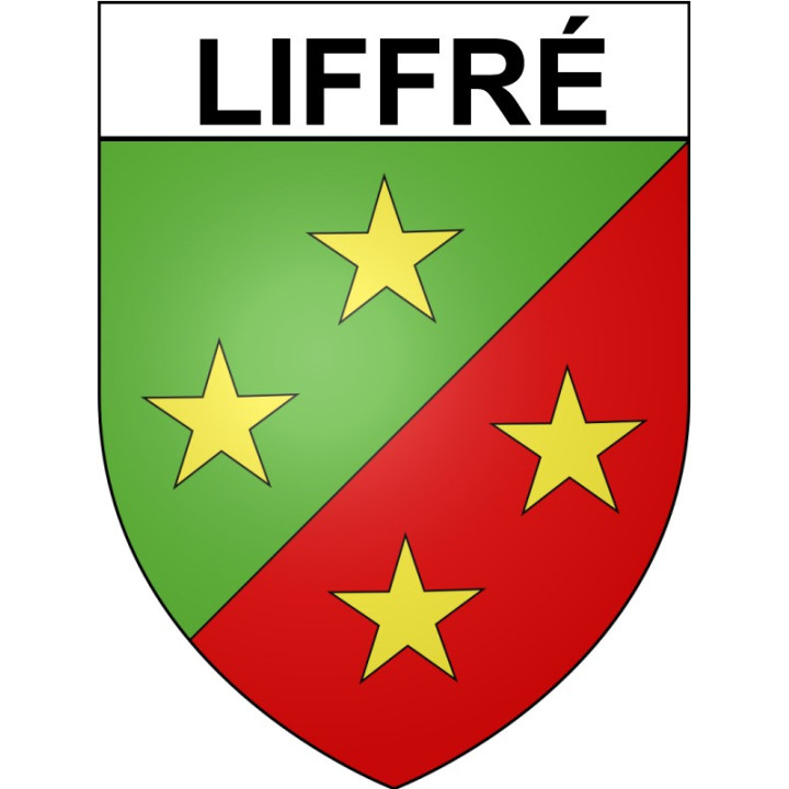 Stickers coat of arms Bazas adhesive sticker