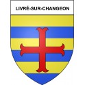 Stickers coat of arms Bazas adhesive sticker