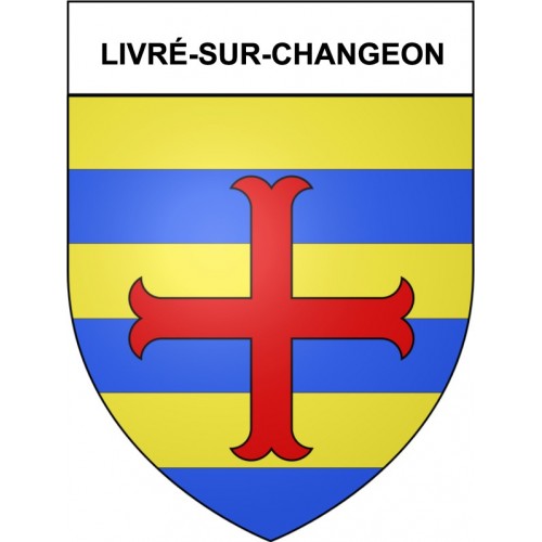 Stickers coat of arms Bazas adhesive sticker