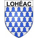 Stickers coat of arms Bazas adhesive sticker