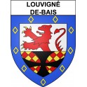 Stickers coat of arms Bazas adhesive sticker