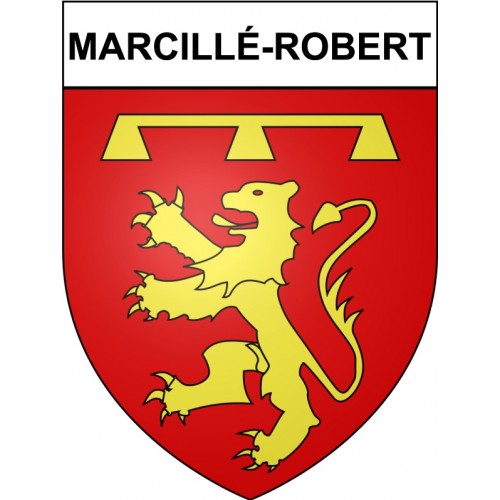 Marcillé-Robert 35 ville Stickers blason autocollant adhésif