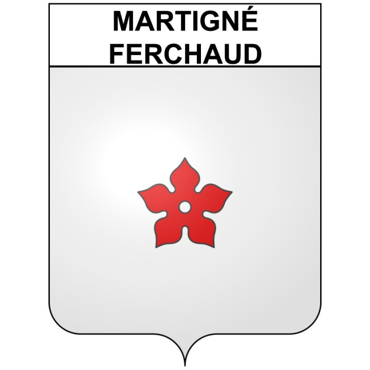 Martigné-Ferchaud 35 ville Stickers blason autocollant adhésif
