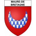 Maure-de-Bretagne 35 ville Stickers blason autocollant adhésif