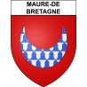 Maure-de-Bretagne 35 ville Stickers blason autocollant adhésif