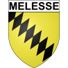 Melesse 35 ville Stickers blason autocollant adhésif