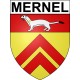 Mernel 35 ville Stickers blason autocollant adhésif