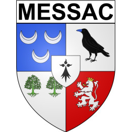 Stickers coat of arms Bazas adhesive sticker